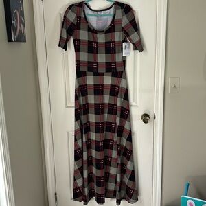 Plaid Maxi Dress - BNWT - M